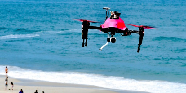 Sauvetage : un drone sur la plage de Biscarrosse