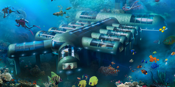 Planet ocean underwater : un hôtel de luxe sous la mer
