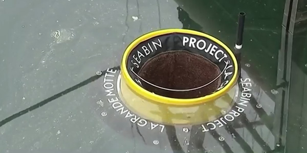 La poubelle Seabin, le test grandeur nature