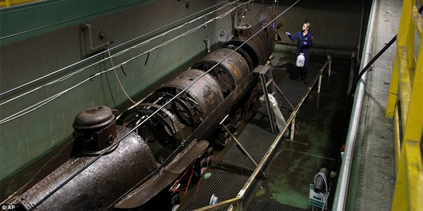 Le sous-marin CSS Hunley, un rescapé de l'histoire