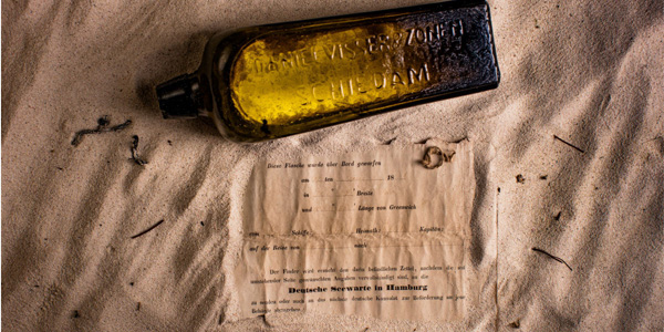 Ce message d'une bouteille à la mer date de 1886