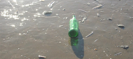 Déchets de plage