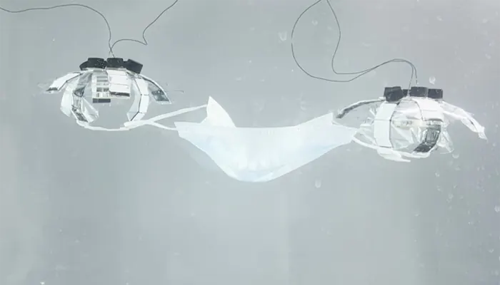 Une méduse-robot pour nettoyer en profondeur les océans