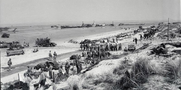 Les plages du débarquement en Normandie