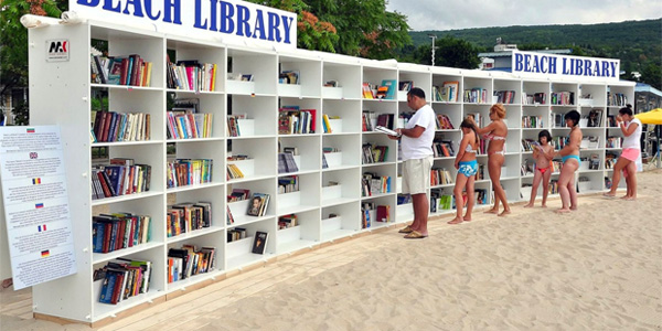 Albena, la plus grande bibliothèque de plage du monde