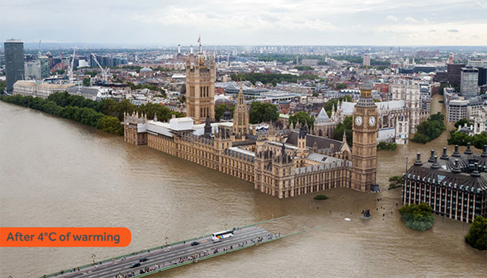 Londres inondé